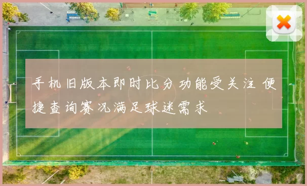 手机旧版本即时比分功能受关注 便捷查询赛况满足球迷需求