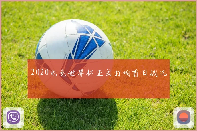 2020电竞世界杯正式打响首日战况
